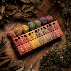 7 Chakra Smudgebombs - energetische zuiveringsbundel - productoverzicht