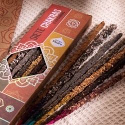 7 Chakra Incense - handcrafted natural incense sticks - packaging and design