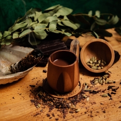 100% Raw Cacao Pasta - Bolivia • Beniano - ongebrande ceremoniële cacaopasta - textuur en kleur 100% Raw Cacao Pasta - Bolivia • Beniano - ongebrande ceremoniële cacaopasta - textuur en kleur