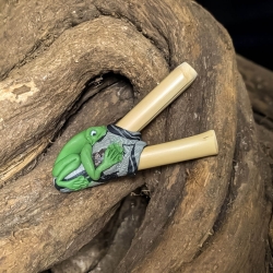 Kuntanawa Kambo Frog Kuripe - handcrafted rap&eacute; self-applicator - full product overview