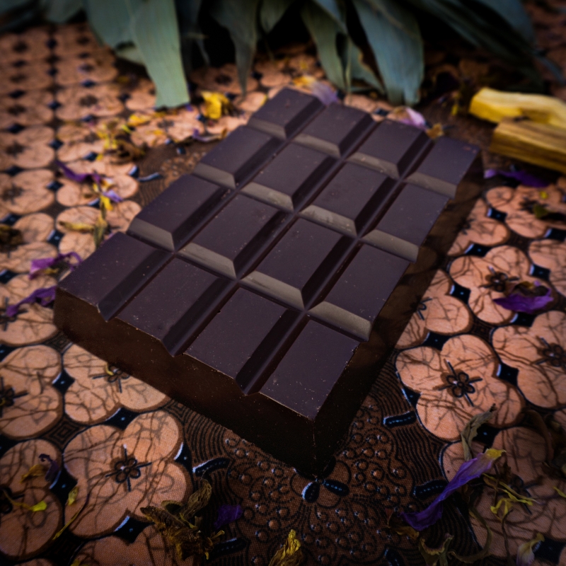 Premium 100% Raw Cacao Pasta - Ha&iuml;ti &bull; Criollo & Trinitario 400 gr. - ongebrande ceremoni&euml;le cacaopasta