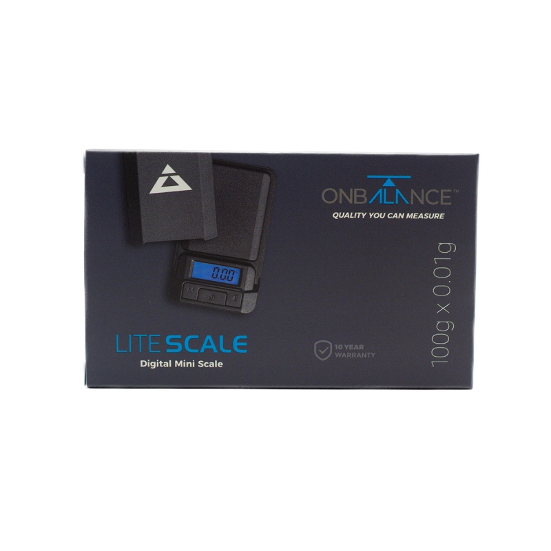 On Balance SL-100 Scale - 100gr x 0.01gr - digital precision scale - close-up detail