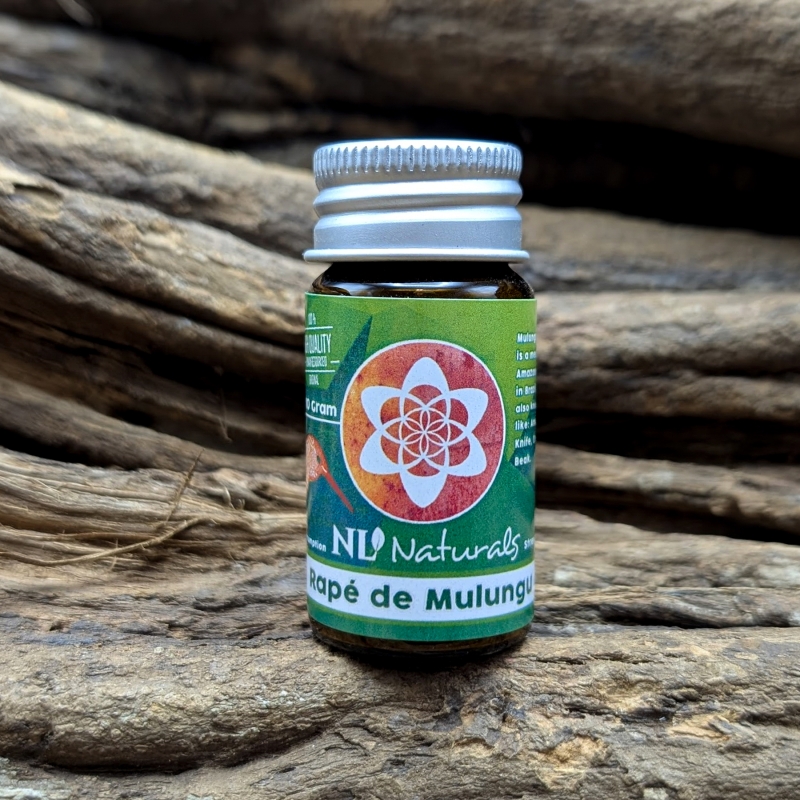 36 Rap&eacute; de Mulungu - ceremonial herbal powder - contents and packaging