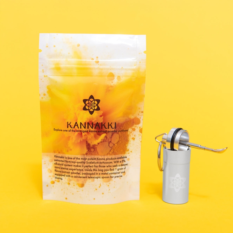 Kannakki Kanna Extract Powder - Super Intense (1 gr.) - concentrated Sceletium powder - product overview