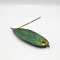 Wierookhouder Groen • Leaf of Life - wierook accessoire