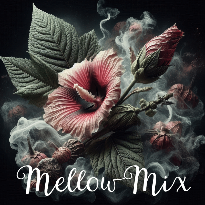MellowMix - Marshmallow & Kratom Smokable Blend - finely ground Mitragyna Speciosa powder
