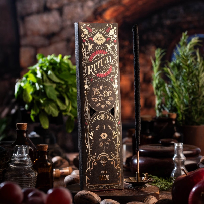 Cacao - Ritual Wierook - ceremoni&euml;le geurstokjes