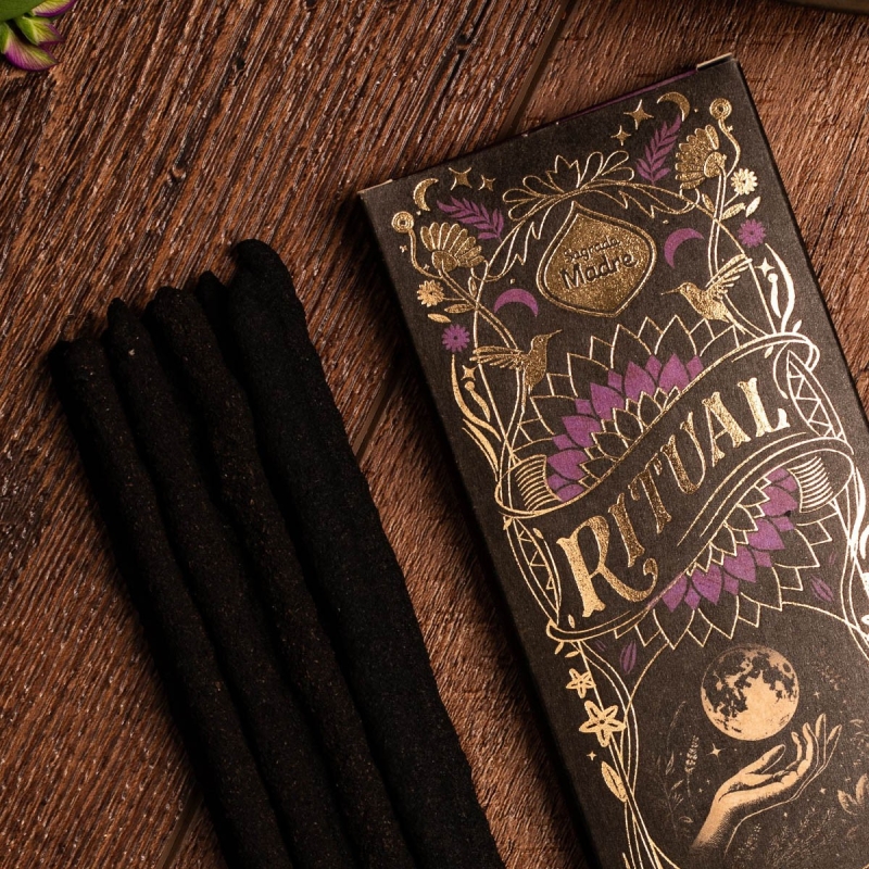 Full Moon - Ritual Incense - ceremonial incense sticks - packaging and design