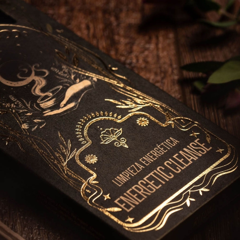 Energetic Cleanse - Ritual Incense - ceremonial incense sticks - packaging and design