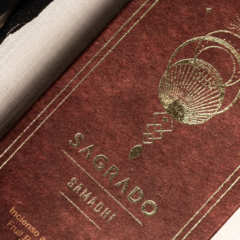 Samadhi - Sagrado Wierook - spirituele geurstokjes - verpakking en ontwerp