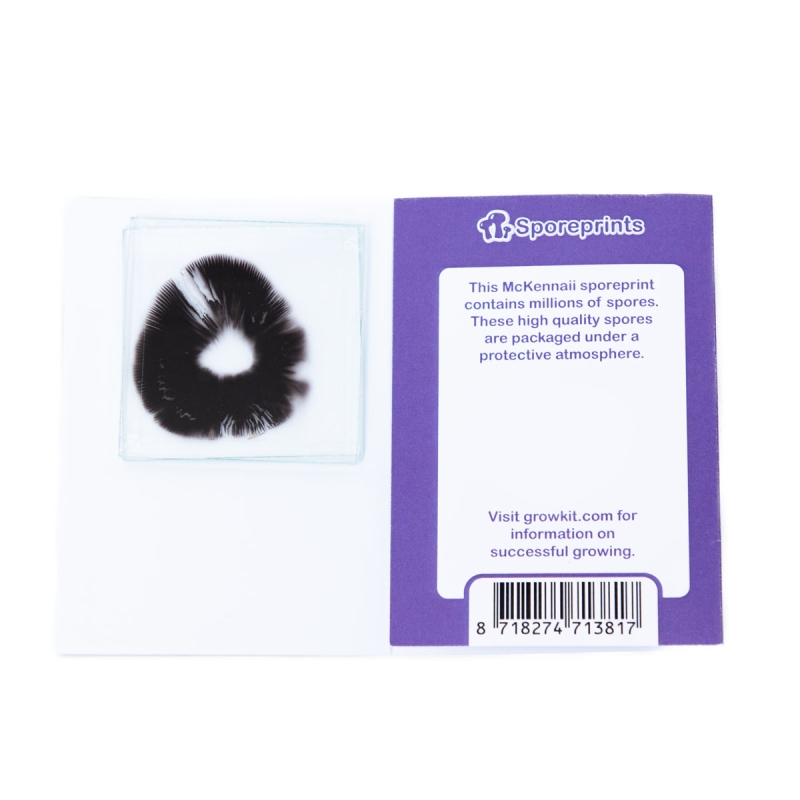 Mckennaii Spore Print - fresh psilocybin truffles - packaging and contents