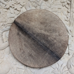 Authentieke Shamanic Drum 40cm - 3 - handgemaakt ceremonieel instrument - detailopname handwerk