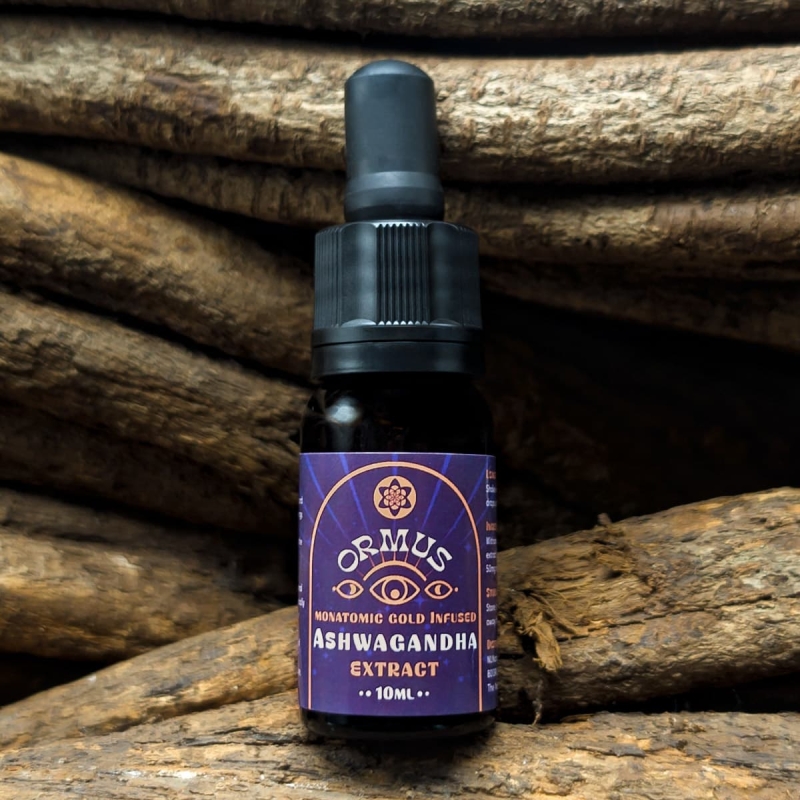 Ormus Infused Ashwagandha Extract - enriched adaptogenic extract