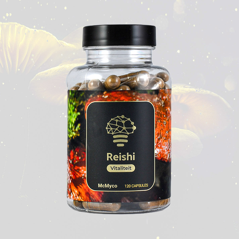 Reishi Mushroom Extract (120 caps) - medicinal mushroom extract capsules - product overview