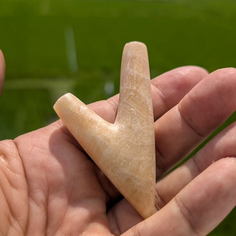 Gemstone Kuripe - Onyx Sunset - handcrafted rap&eacute; self-applicator