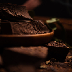 Ceremonial Cacao - Ecuador &bull; Fine Aroma - unroasted ceremonial grade cacao paste - texture and color