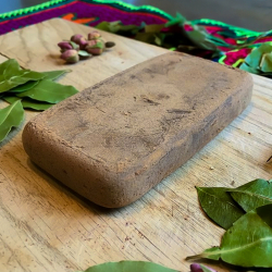 Ceremonial Cacao - Mexico • Trinitario - unroasted ceremonial grade cacao paste - packaging detail