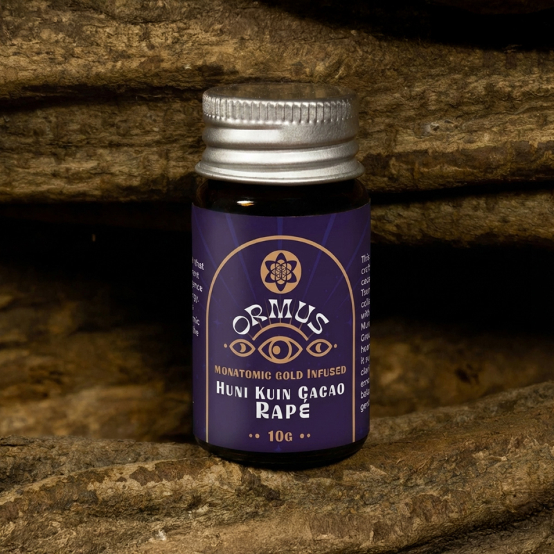 Ormus Infused Rap&eacute; - Cacao - ceremonial herbal powder - ceremonial powder detail
