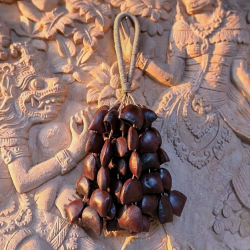 Shamanic Seed Shaker - Bendo - handcrafted ceremonial instrument - craftsmanship detail