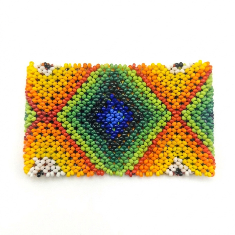 Huni Kuin Tribe Kralen Armband - L2 - handgemaakte inheemse kralensieraden - gedragen aan pols