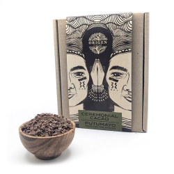 100% Raw Cacao Nibs - Colombia • Putumayo Single Origin 450gr - raw cacao nibs packaging