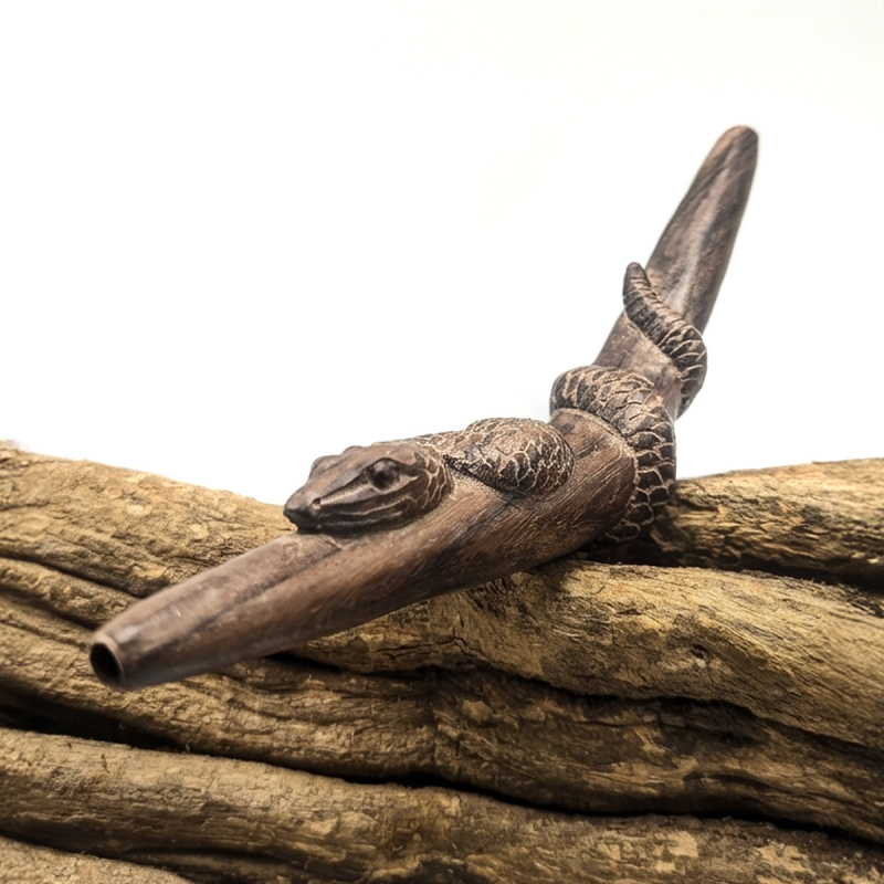 Snake Tepi | Hand-Carved Wooden Rap&eacute; Applicator - Next Level