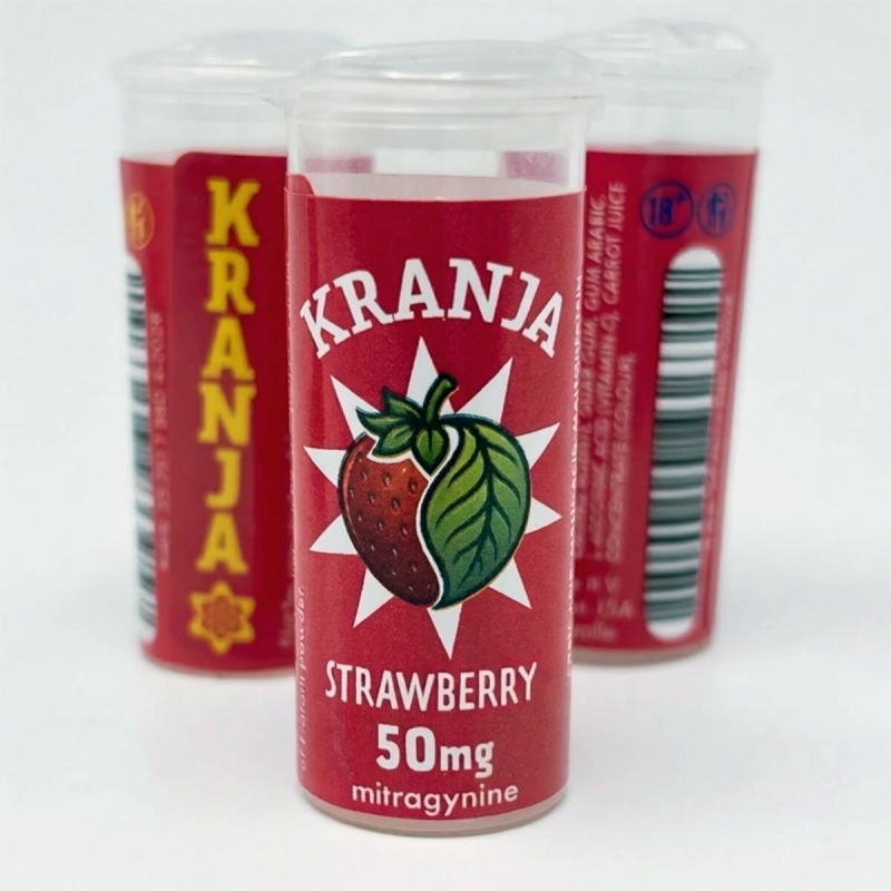 Kranja Strawberry Kratom Extract | 50-100mg Mitragynine - Next Level