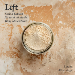 LIFT Kanna Extract for Energy & Focus | 40mg Mesembrine | Next Level Smart