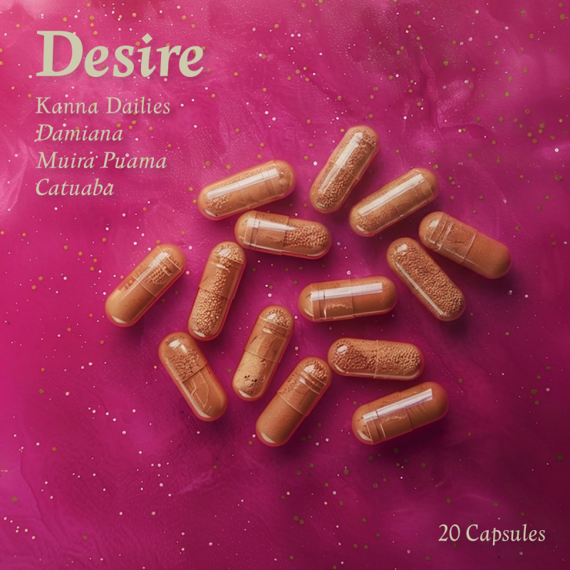 DESIRE Kanna Dailies | Natural Sensuality & Connection | 20 Capsules DESIRE Kanna Dailies | Natural Sensuality & Connection | 20 Capsules