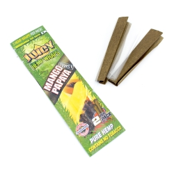 Juicy Hemp Wraps - Manic Mango, Papaya Twist - natural hemp wraps - product overview