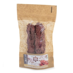 Dragon Blood Sage - 2 Smudge Sticks - energetic cleansing bundle