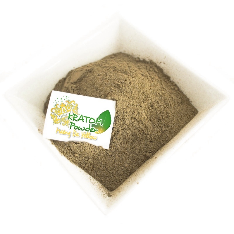 Kratom Super Maeng Da Yellow - fijngemalen Mitragyna Speciosa poeder Kratom Super Maeng Da Yellow - fijngemalen Mitragyna Speciosa poeder