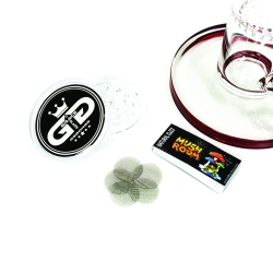 GG Bong Set met koffer - handgeblazen borosilicaat glas - productoverzicht