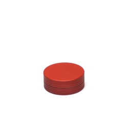 Grinder Aluminium Rood 50mm - aluminium kruidenmolen Grinder Aluminium Rood 50mm - aluminium kruidenmolen