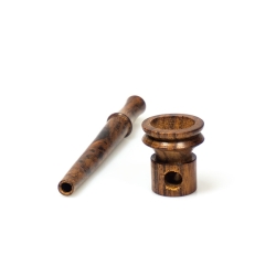Wooden Smoking Pipe - 8.5cm - handcrafted wooden smoking pipe - product overview