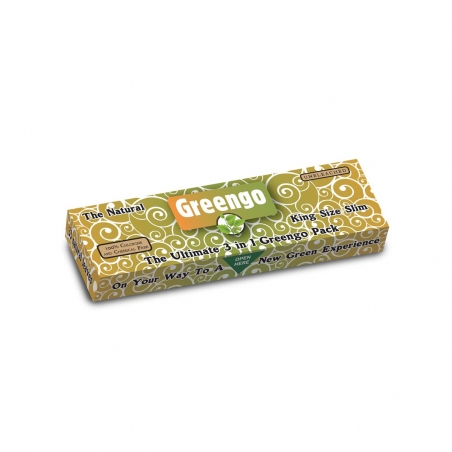 Greengo Ultimate Pack King Size Slim - Rolling Paper & Filter Tips - Next Level