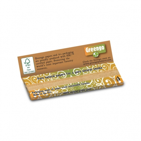 Greengo Unbleached King Size Slim - Rolling Paper & Filter Tips - Next Level