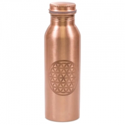 Copper Bottle - Flower of Life