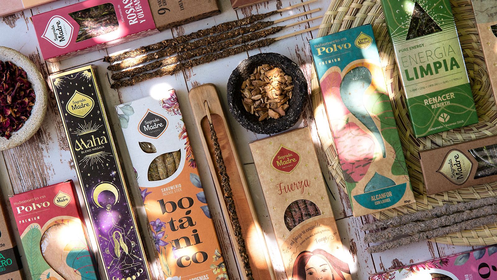 Sagrada Madre incense collection