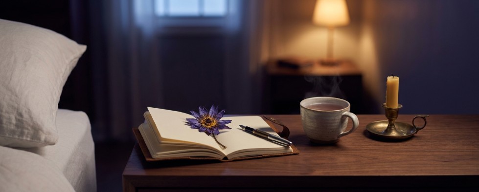Blauwe Lotus droomwerk levendige dromen droomdagboek