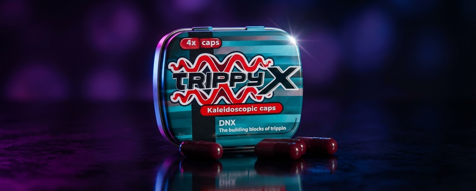 DNX tin close-up