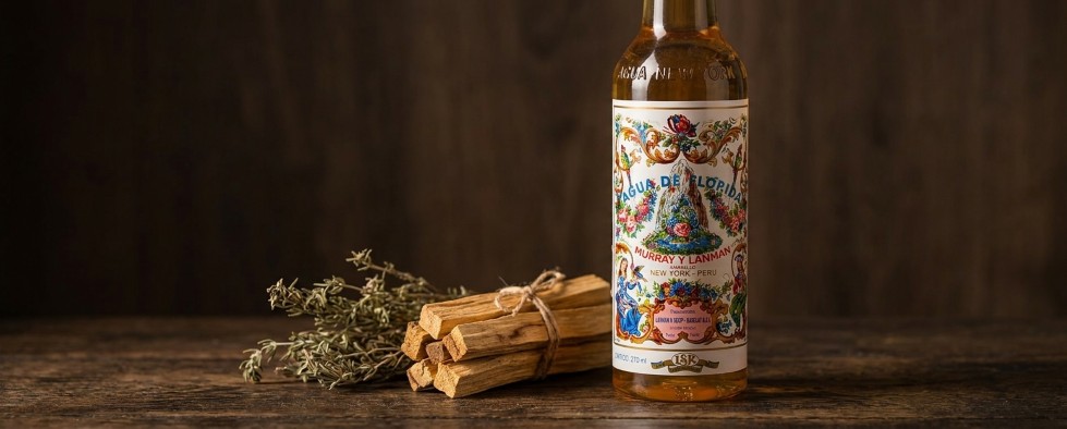 Florida Water Peru bottle with palo santo and herbs