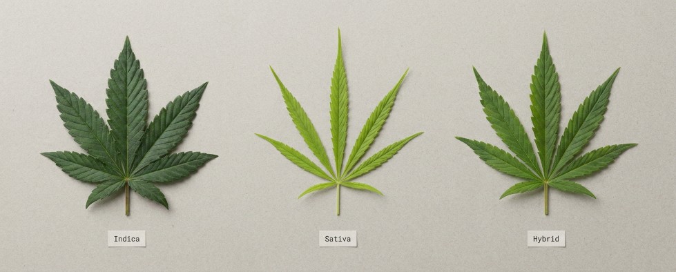 Indica sativa hybrid cannabis comparison