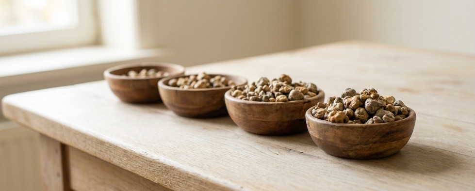 Different magic truffles ranked by strength