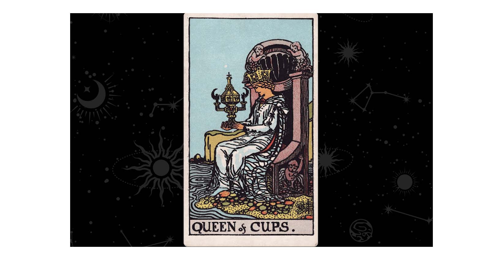 Queen of cups card