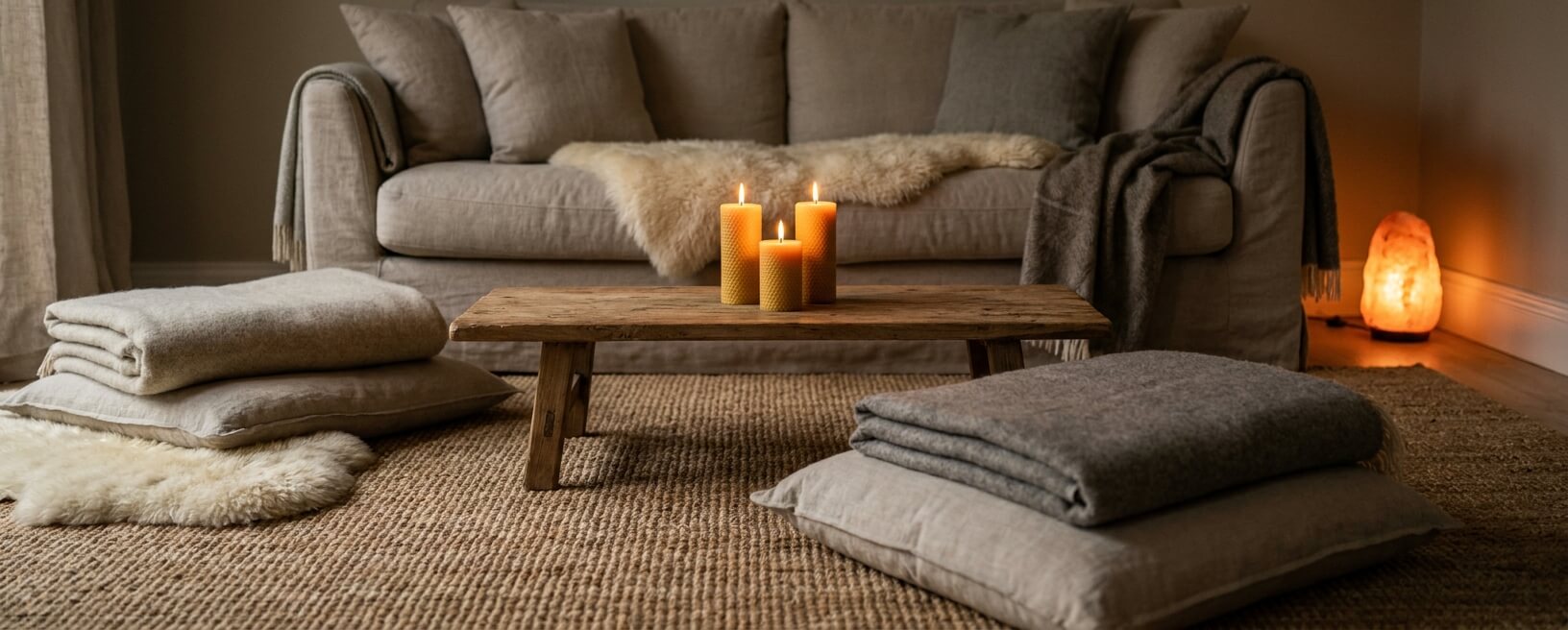 Prepared space for psychedelic session