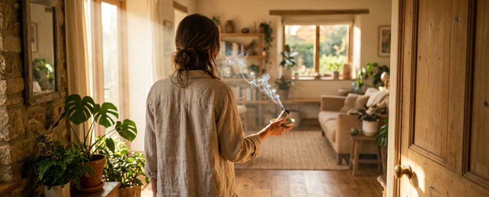 Steps of a smudging ritual