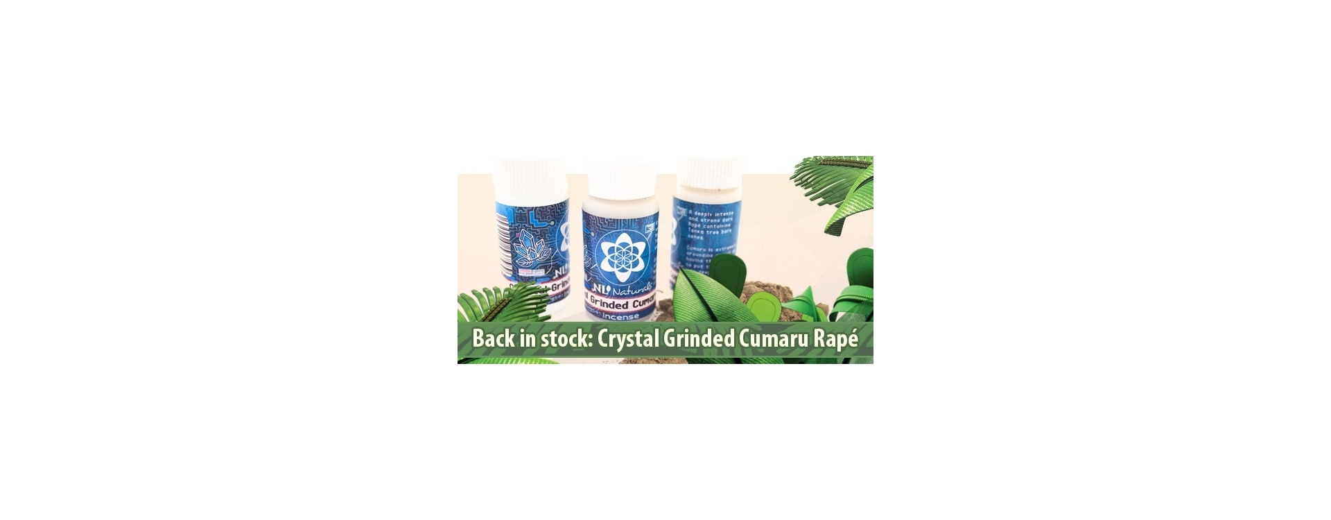 Back in stock: Crystal Grinded Cumaru!