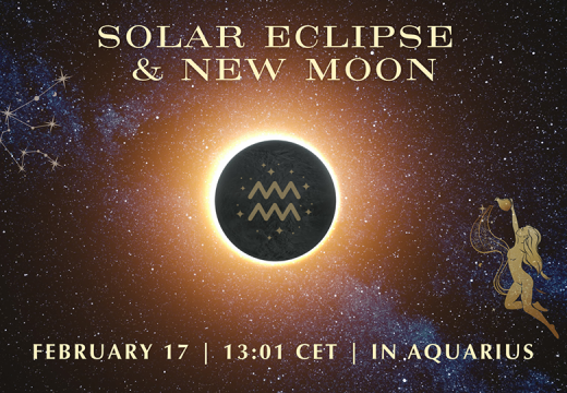 New Moon Annular Solar Eclipse February 17, 2026 - Dhanistha Nakshatra in Aquarius