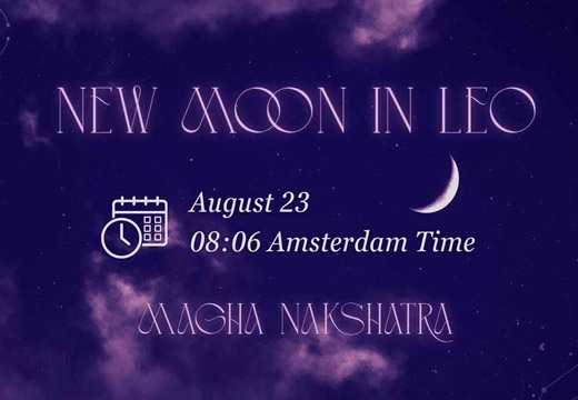 Vedische Astrologie: De nieuwe maan in Magha Nakshatra - 23 augustus 2025